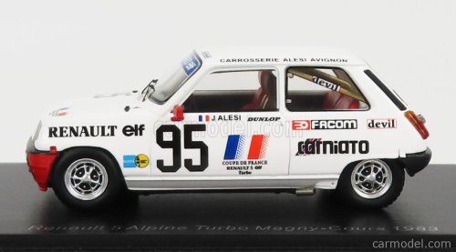 RENAULT  R5 ALPINE TURBO N 95 RALLY MAGNY-COURS 1983 J.ALESI