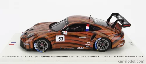 PORSCHE  911 991 GT3 CUP N 53 PORSCHE CARRERA CUP FRANCE PAUL RICARD 2021 ARTHUR MATHIEU