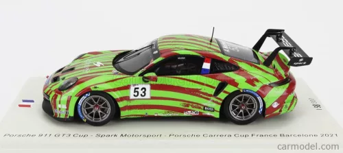 PORSCHE  911 991 GT3 CUP N 53 PORSCHE CARRERA CUP FRANCE BARCELONA 2021 ARTHUR MATHIEU