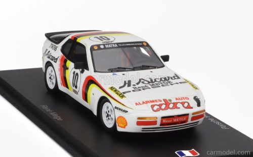 PORSCHE  944 TURBO N 10 CUP CHAMPION FRANCE 1987 RENE METGE  WHITE