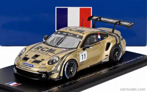 PORSCHE  911 992 GT3 N 11 PORSCHE CARRERA CUP FRANCE CHAMPION 2024 ALESSANDRO GHIRETTI  GOLD