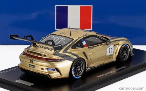 PORSCHE  911 992 GT3 N 11 PORSCHE CARRERA CUP FRANCE CHAMPION 2024 ALESSANDRO GHIRETTI  GOLD