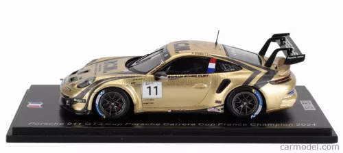 PORSCHE  911 992 GT3 N 11 PORSCHE CARRERA CUP FRANCE CHAMPION 2024 ALESSANDRO GHIRETTI  GOLD
