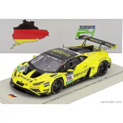   LAMBORGHINI  HURACAN GT3 EVO II TEAM RENAZZO MOTORSPORT N 786 24h NURBURGRING 2025 CHRISTOPH BREUER - THOMAS MUTSCH - SAK NANA - DIETER SCHMIDTMANN  YELLOW BLACK