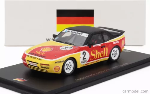 PORSCHE  944 TURBO N 16 SHELL TURBO CUP GERMANY 1988 ARMIN SCHWARZ  YELLOW RED BLACK