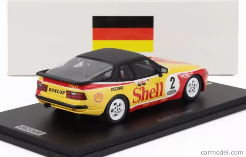 PORSCHE  944 TURBO N 16 SHELL TURBO CUP GERMANY 1988 ARMIN SCHWARZ  YELLOW RED BLACK