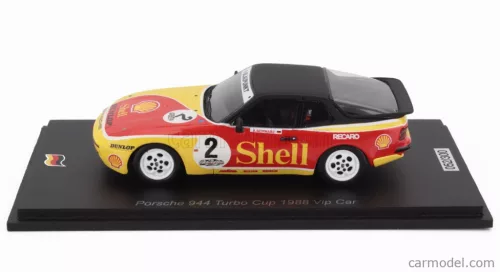 PORSCHE  944 TURBO N 16 SHELL TURBO CUP GERMANY 1988 ARMIN SCHWARZ  YELLOW RED BLACK