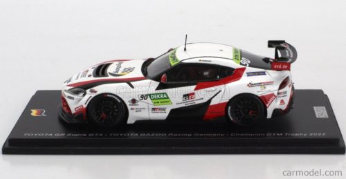 TOYOTA  SUPRA GR GT4 TEAM TOYOTA GAZOO RACING N 90 EUROPE CHAMPION DTM TROPHY 2022 TIM HEINEMANN  WHITE RED BLACK