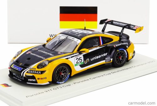PORSCHE  911 992 GT3 CUP N 25 PORSCHE CARRERA CUP DEUTSCHLAND CHAMPION 2023 LARRY TEN VOORDE  BLACK ORANGE