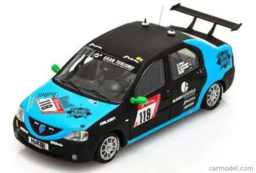 DACIA  LOGAN TEAM SWIFTWING.DE N 118 24h NURBURGRING 2021 O.KRIESE - M.LACHMAYER - M.CHAROUDIN  BLACK BLUE
