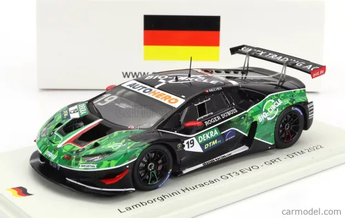 LAMBORGHINI  HURACAN GT3 EVO N 19 GRT DTM 2022 ROLF INEICHEN  BLACK GREEN