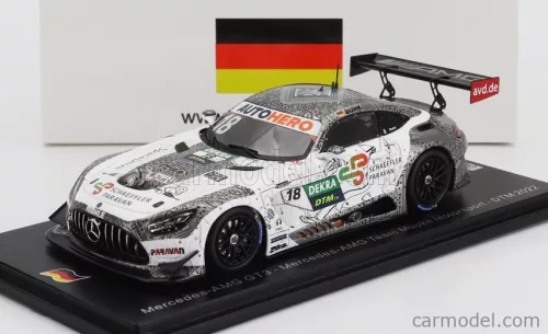 MERCEDES BENZ  AMG GT3 EVO TEAM MUCKE MOTORSPORT N 18 DTM SEASON 2022 MAXIMILIAN BUHK  WHITE GREY