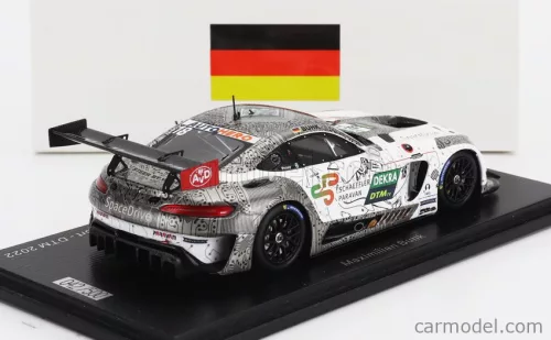MERCEDES BENZ  AMG GT3 EVO TEAM MUCKE MOTORSPORT N 18 DTM SEASON 2022 MAXIMILIAN BUHK  WHITE GREY