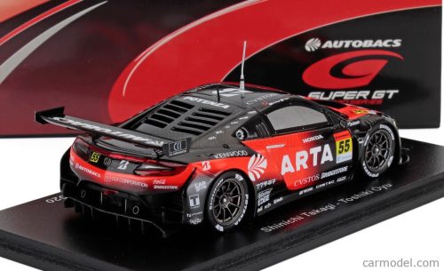 HONDA  NSX GT3 TEAM ARTA N 55 GT300 CLASS SUPER GT 2020 SHINICHI TAKAGI - TOSHIKI OYU  RED BLACK