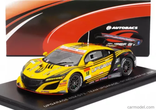HONDA  NSX GT3 TEAM UPGARAGE N 188 GT300 CLASS SUPER GT 2020 TAKASHI KOBAYASHI - KOSUKE MATSUURA  YELLOW BLACK