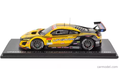HONDA  NSX GT3 TEAM UPGARAGE N 188 GT300 CLASS SUPER GT 2020 TAKASHI KOBAYASHI - KOSUKE MATSUURA  YELLOW BLACK