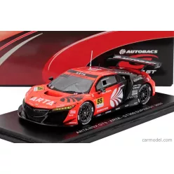   HONDA  NSX GT3 TEAM ARTA N 55 GT300 CLASS SUPER GT 2021 SHINICHI TAKAGI - REN SATO  RED BLACK