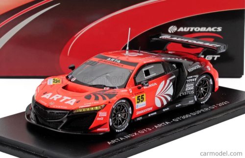 HONDA  NSX GT3 TEAM ARTA N 55 GT300 CLASS SUPER GT 2021 SHINICHI TAKAGI - REN SATO  RED BLACK