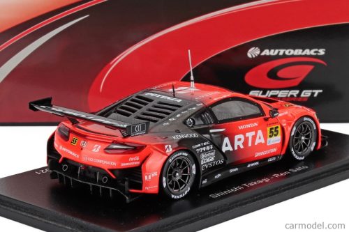 HONDA  NSX GT3 TEAM ARTA N 55 GT300 CLASS SUPER GT 2021 SHINICHI TAKAGI - REN SATO  RED BLACK