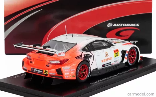 LEXUS  RC F GT3 TEAM ARTO THAILAND N 35 GT300 SUPER GT 2021 GIULIANO ALESI - SEAN WALKINSHAW  WHITE ORANGE