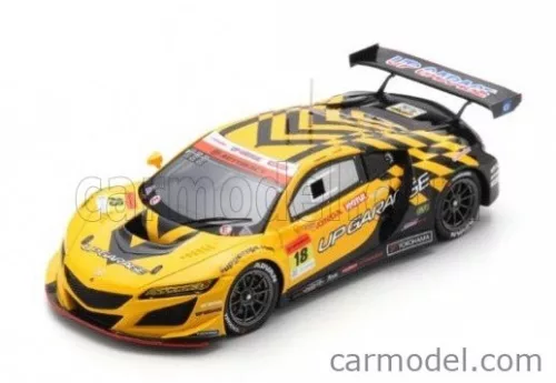 HONDA  NSX GT3 TEAM UPGARAGE N 18 GT300 SUPER GT 2021 TAKASHI KOBAYASHI - TEPPEI NATORI  YELLOW BLACK