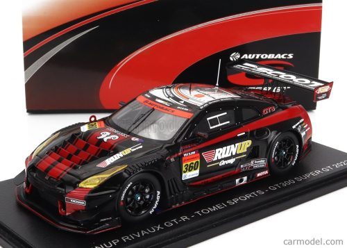 NISSAN  GT-R TEAM RUNUP RIVAUX TOMEI SPORTS N 360 GT300 SUPER GT 2022 T.AOKI - A.TANAKA  BLACK RED