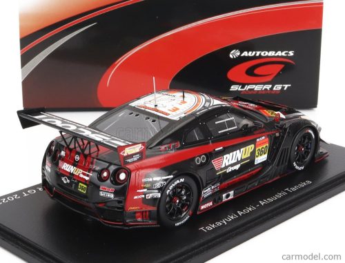 NISSAN  GT-R TEAM RUNUP RIVAUX TOMEI SPORTS N 360 GT300 SUPER GT 2022 T.AOKI - A.TANAKA  BLACK RED