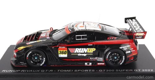 NISSAN  GT-R TEAM RUNUP RIVAUX TOMEI SPORTS N 360 GT300 SUPER GT 2022 T.AOKI - A.TANAKA  BLACK RED