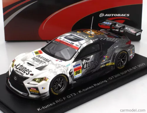LEXUS  RC F GT3 TEAM K-TUNES RACING N 96 GT300 SUPER GT 2022 M.NITTA - S.TAKAGI  WHITE BLACK