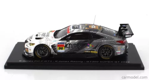 LEXUS  RC F GT3 TEAM K-TUNES RACING N 96 GT300 SUPER GT 2022 M.NITTA - S.TAKAGI  WHITE BLACK