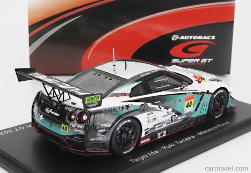 NISSAN  GT-R TEAM NILZZ RACING N 48 GT300 SUPER GT 2022 T.IDA - Y.TANAKA  WHITE BLACK GREEN