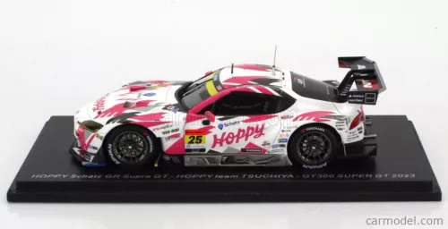 TOYOTA  GR SUPRA TEAM TSUCHIYA N 25 GT300 CLASS SUPER GT 2023 T.SUGANAMI - S.NONAKA  WHITE FUCSIA