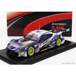   TOYOTA  SUPRA GR TESM WEDSSPORT BANDOH N 19 GT500 CLASS SUPER GT 2021 YUJI KUNIMOTO - RITOMO MIYATA  BLUE WHITE YELLOW