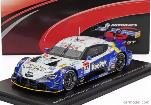TOYOTA  SUPRA GR TEAM KEEPER TOM'S N 37 GT500 CLASS SUPER GT 2021 RYO HIRAKAWA - SENA SAKAGUCHI  BLUE YELLOW