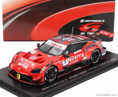 NISSAN  Z TEAM NISMO NDDP N 3 GT500 CLASS SUPER GT 2024 MITSUNORI TAKABOSKI - ATSUSHI MIYAKE  RED BLACK