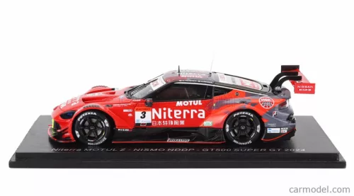 NISSAN  Z TEAM NISMO NDDP N 3 GT500 CLASS SUPER GT 2024 MITSUNORI TAKABOSKI - ATSUSHI MIYAKE  RED BLACK
