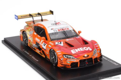 TOYOTA  SUPRA GR TEAM ENEOS ROOKIE N 14 GT500 CLASS SUPER GT 2024 KAZUYA OSHIMA - NIREI FUKUZUMI  ORANGE WHITE