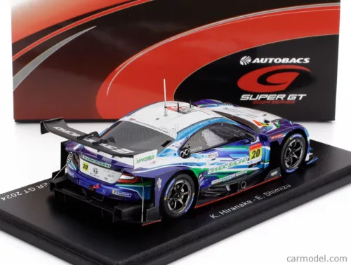 TOYOTA  GR86 GT TEAM SHADE RACING N 20 GT300 CLASS SUPER GT 2024 KATSUYUKI HIRANAKA - EIJIRO SHIMIZU  BLUE WHITE