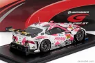 TOYOTA  GR SUPRA TEAM HOPPY SCHATZ N 25 GT300 CLASS SUPER GT 2024 TOGO SUGUNAMI - TAKAMITSU MATSUI - KIMIYA SATO  WHITE PINK