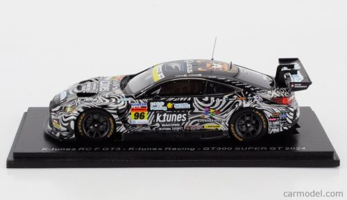 LEXUS  RC F GT3 TEAM K-TUNES RACING N 96 GT300 CLASS SUPER GT 2024 MORIO NITTA - SHINICHI TAKAGI  BLACK WHITE