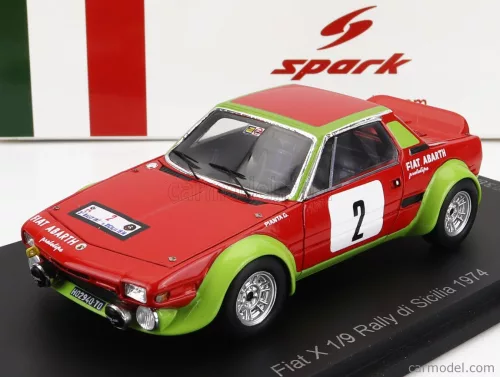 FIAT  X1/9 ABARTH N 2 RALLY DI SICILIA 1974 G.PIANTA - B.SCABINI