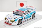 TOYOTA  SUPRA TEAM FET SPORTS N 8 JGTC SEASON 1995 NAOKI NAGASAKA  WHITE LIGHT BLUE