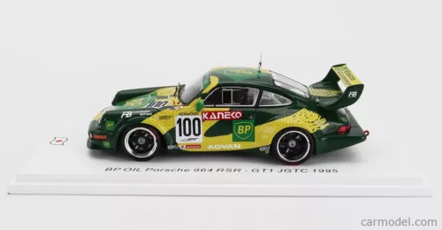 PORSCHE  911 964 RSR TEAM BP OIL N 100 GT1 JCTC 1995 K.TAKAHASHI - K.TSUCHIYA  GREEN YELLOW