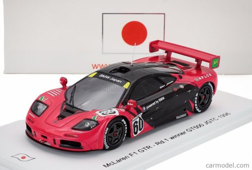 McLAREN  F-1 GTR 6.1L V12 N 60 WINNER ROUND 1 GT500 JGTC 1996 N HATTORI - RALPH SCHUMACHER  RED DARK GREY