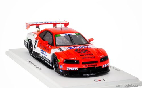 NISSAN  SKYLINE GT-R (R34) TEAM ARTA ZEXEL N 2 Rd.2 GT500 JGTC 1999 AGURI SUZUKI - ARMIN HAHNE  RED WHITE