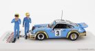 PORSCHE - 911 SC 3.0L GITANES (night version) N 3 WINNER RALLY MONTECARLO 1978 WITH FIGURE JEAN PIERRE NICOLAS - VINCENTE LAVERNE