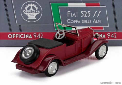 FIAT  525 SS COPPA DLLE ALPI 1929  2 TONE RED