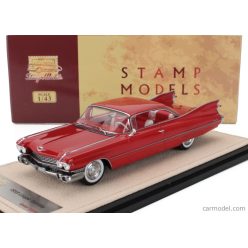 CADILLAC  COUPE DE VILLE 1959  ROSSO PASTELLO - RED