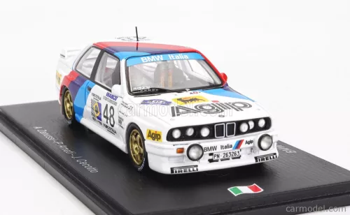 BMW  3-SERIES M3 (E30) N 48 PRODRIVE GIRO D'ITALIA 1988 A.ZANUSSI - P.AMATI - J.CECOTTO  WHITE BLUE RED
