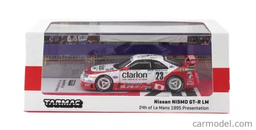 NISSAN  SKYLINE GT-R 2.6L TWIN TURBO TEAM NISMO N 23 24h LE MANS 1995 KAZUYOSHI HOSHINO - TOSHIO SUZUKI - MASAHIKO KAGEYAMA  WHITE RED